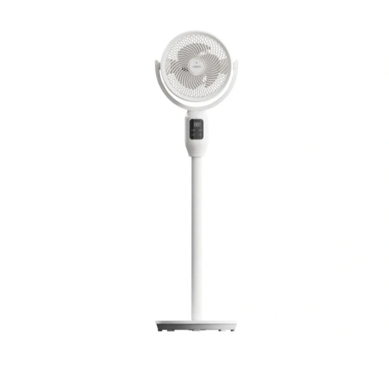 Quạt đứng AI lưu thông không khí AQUA AQF-ED1823T 40W, điều khiển giọng nói, 8 tốc độ, hẹn giờ 12h