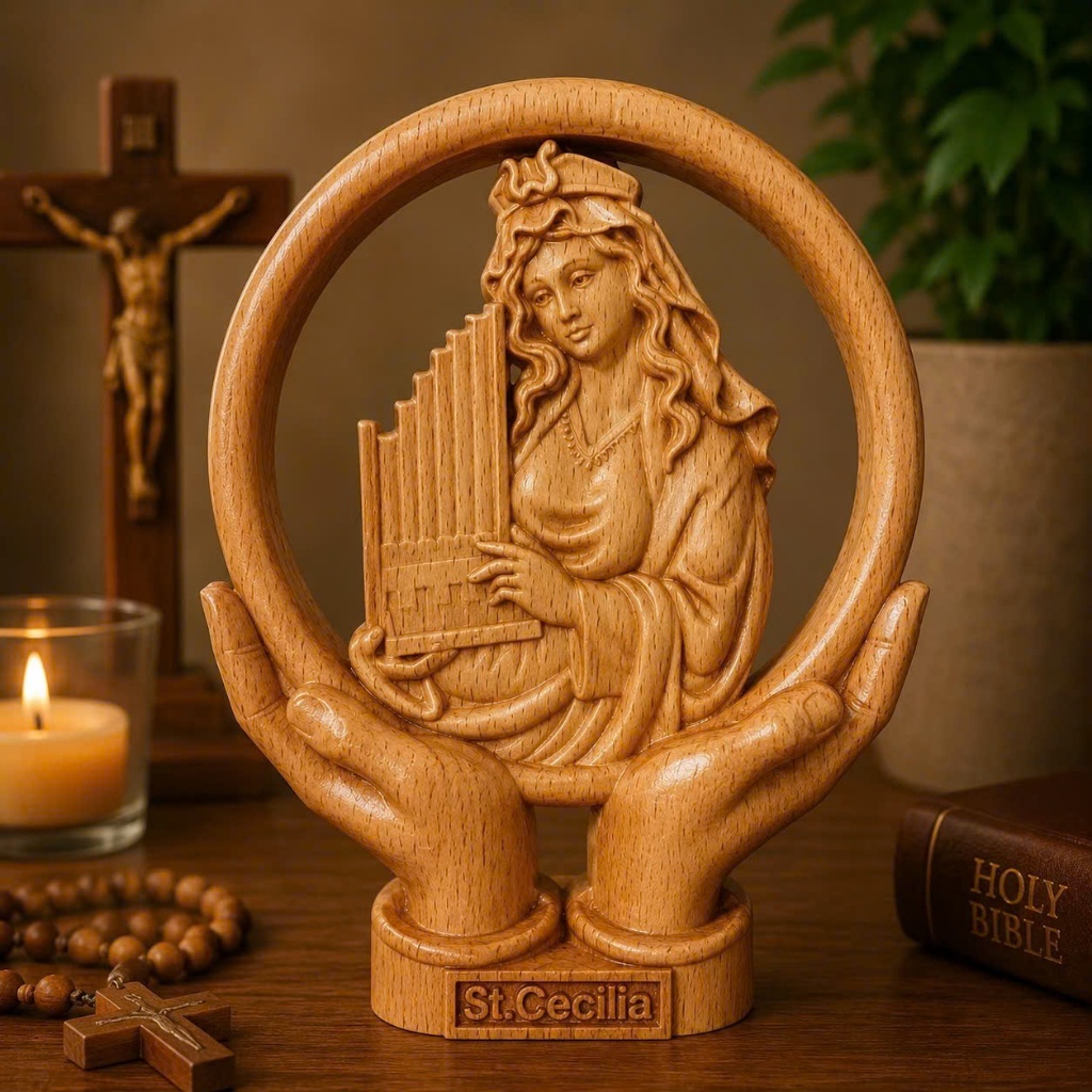 PHÙ ĐIÊU ĐỂ BÀN THÁNH CECILIA (Saint Cecilia)