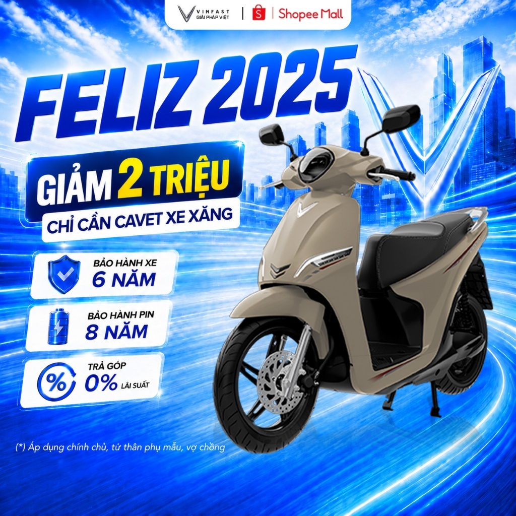 Xe Máy Điện VinFast Feliz 2025