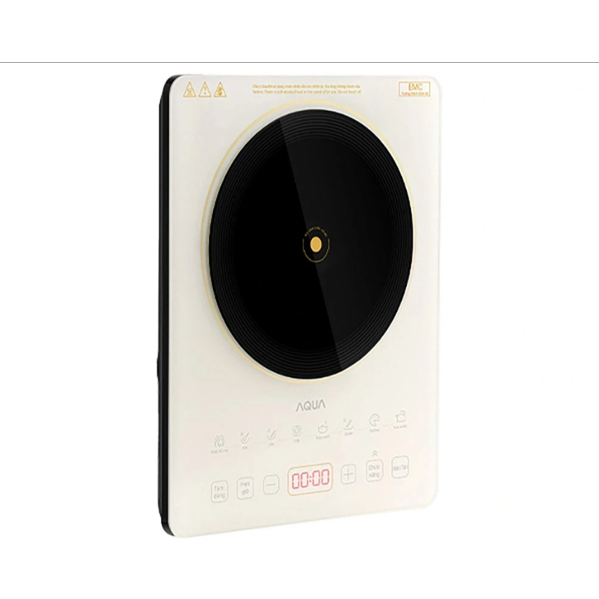 Bếp điện từ AQUA AQS-ICT2201R(C) 2200W, 8 chế độ nấu, mặt kính chịu nhiệt, cảm ứng 22 mức lửa