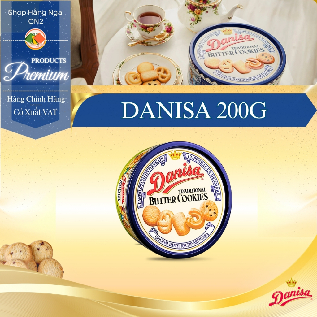 Bánh Quy Bơ Danisa Hộp Thiếc 200g, 454g, 681g | Giá đã có VAT