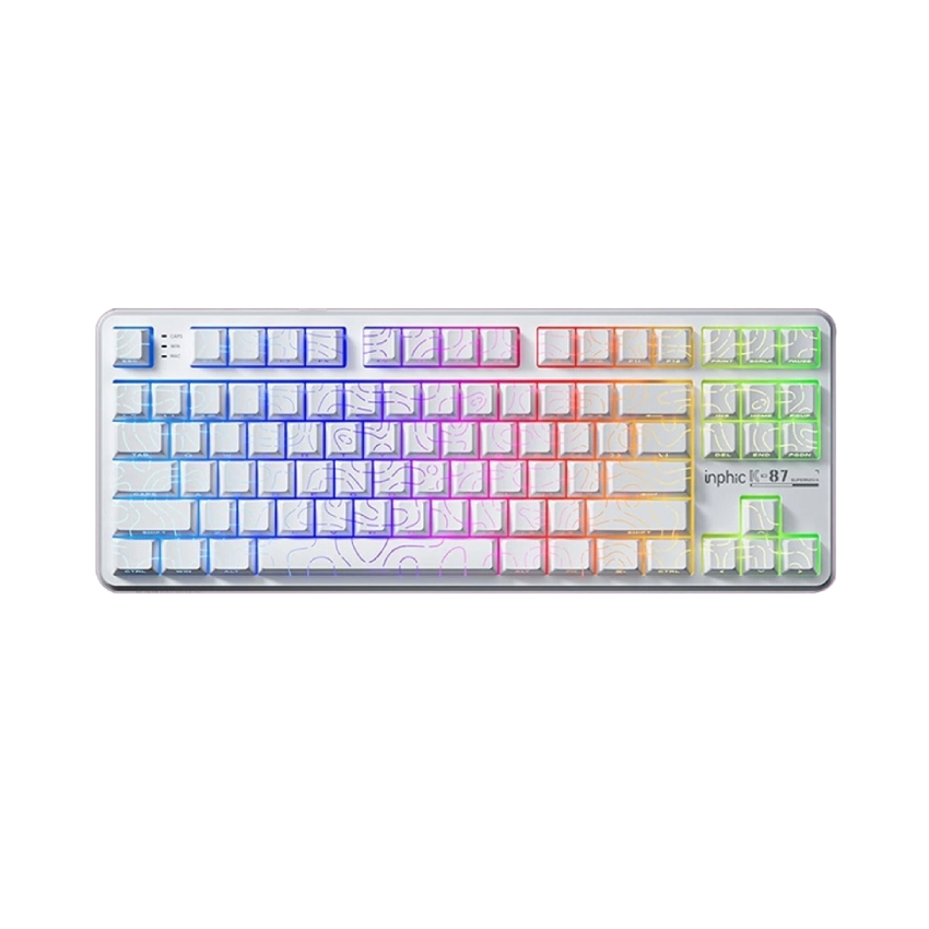 Bàn phím INPHIC K87/K87 Pro Trắng