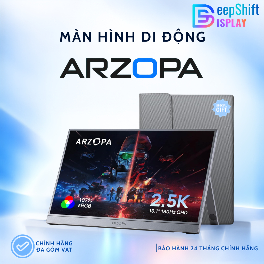 Màn Hình Di Động ARZOPA A1 Pro | A1M | A1T Cảm Ứng | Z1FC | Z1RC | Z3FC 180Hz | Z1C | E1 | A3C OLED