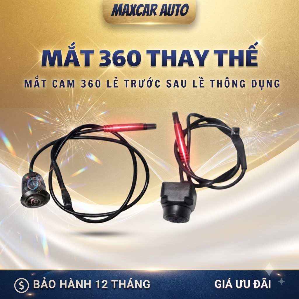 Mắt Cam 360 Mới Trước Sau Thông Dụng Mọi Oto Thay Thế Cam Cũ.