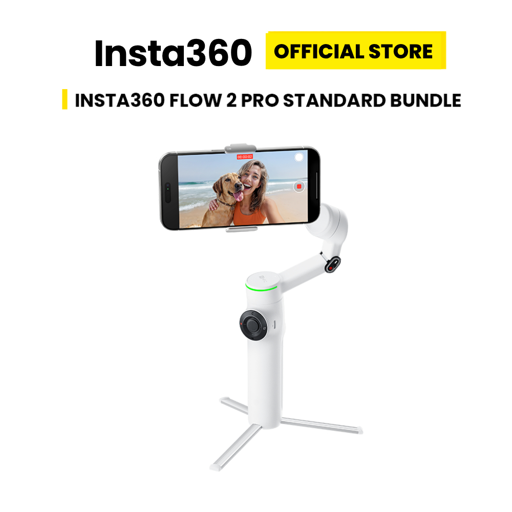 Gimbal Điện Thoại Insta360 Flow 2 Pro Standard Bundle - Chống Rung 3 trục -  Quay Vlog - Tracking AI