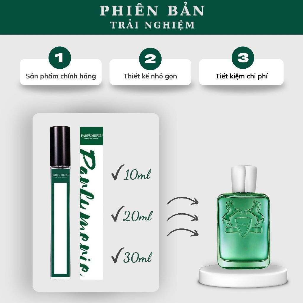 Nước hoa unisex Greenley EDP phiên bản trải nghiệm chính hãng
