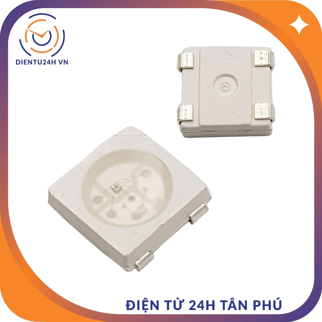 Chip LED ARGB 5050 WS2812B Dán SMD Trong Suốt [ bán COMBO ]