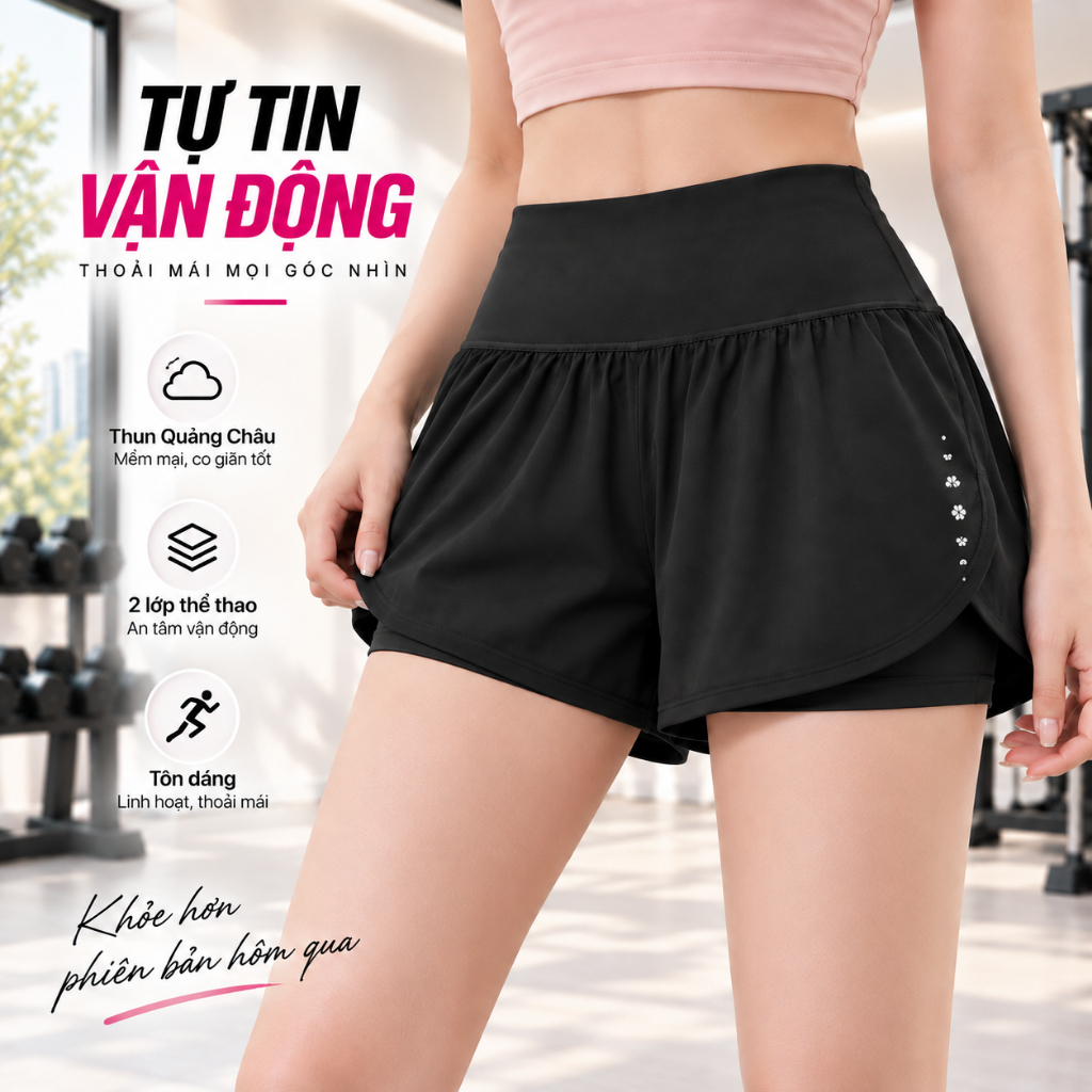 Q6N — Quần thể thao nữ 2 lớp 8
