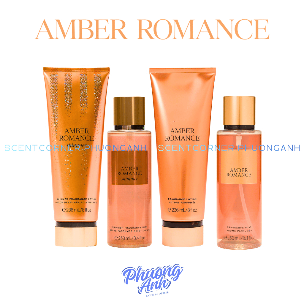AMBER ROMANCE - Xịt thơm Body Mist | Body Lotion