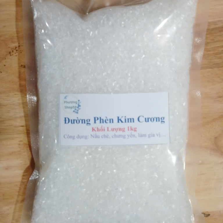 Đường Phèn Kim Cương Ngọt Thanh, Thơm mát - Bịch 1kg