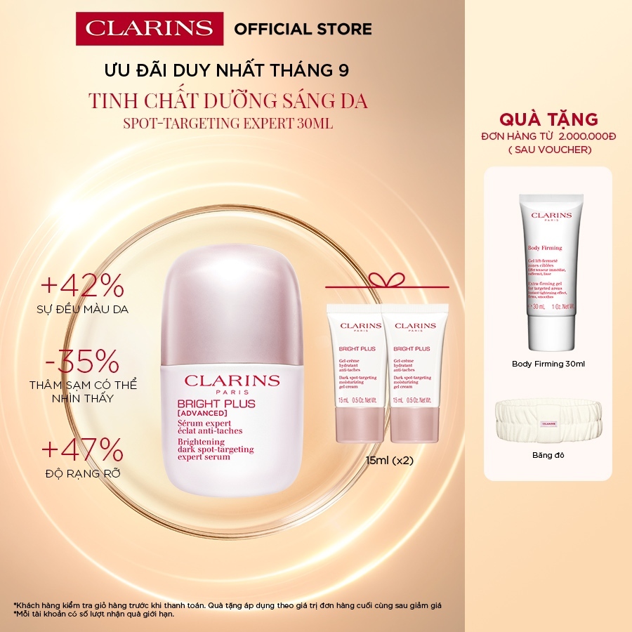 Tinh Chất Dưỡng Sáng Da Clarins Bright Plus [Advanced] Brightening Dark Spot-Targeting Expert Serum 