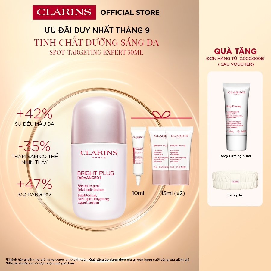 Tinh Chất Dưỡng Sáng Da Clarins Bright Plus [Advanced] Brightening Dark Spot-Targeting Expert Serum 