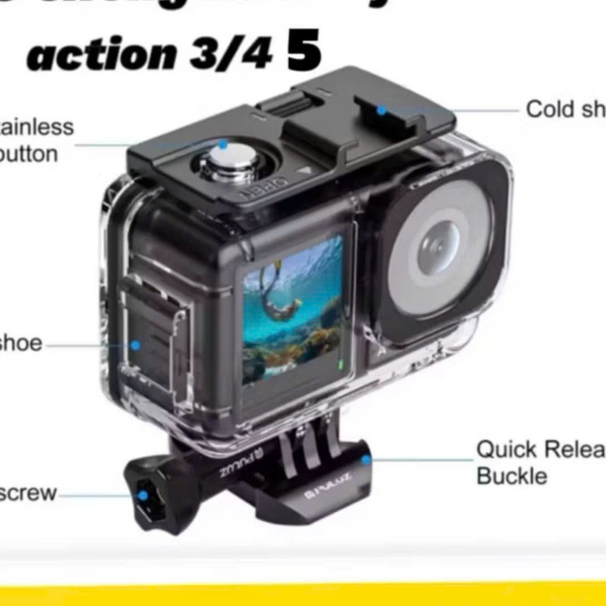 Khung Bảo Vệ Máy Ảnh Cho DJI OSMO ACTION 1 3 4 5 6  / 1 66camera