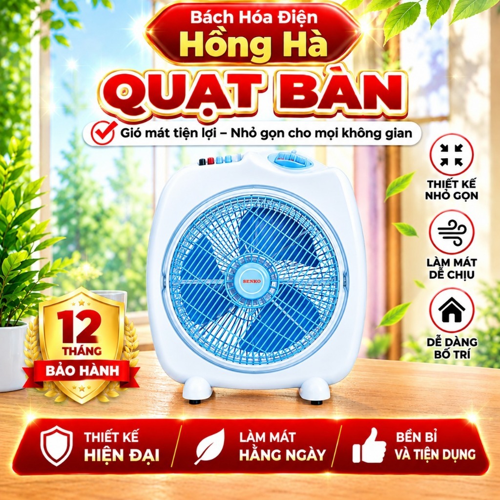 QUẠT BÀN ĐẢO SENKO BD1410