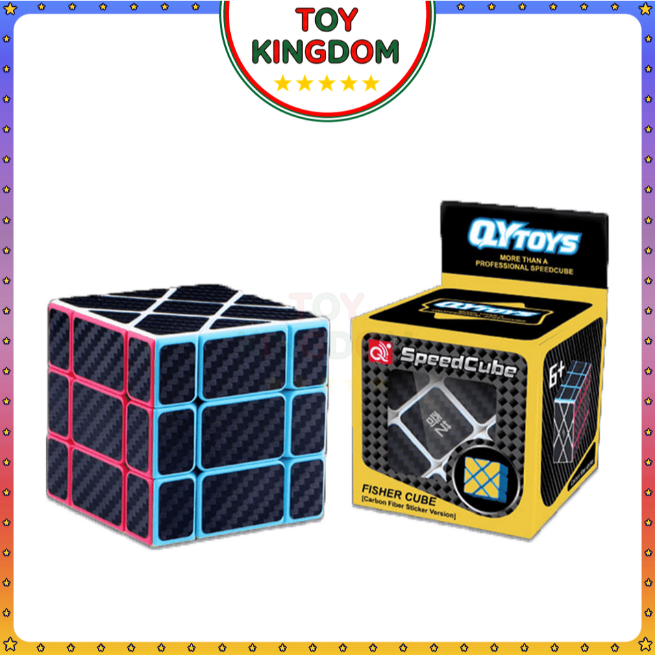 Rubik Fisher Carbon QiYi Rubic Biến Thể Fisher Cacbon Đồ Chơi Lắp Ráp Xếp Hình - Toy Land