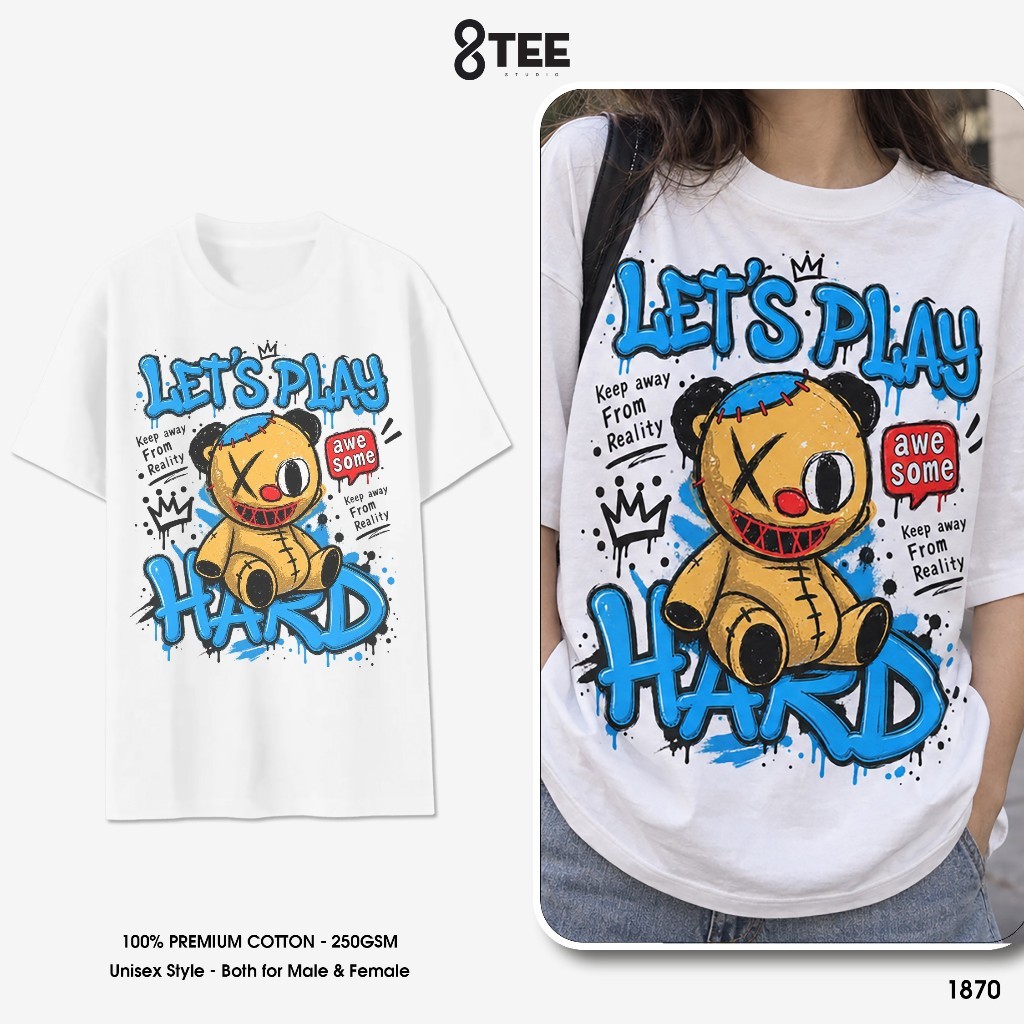 Áo Thun LOCAL BRAND Áo Phông Oversize Form Rộng Unisex Cotton 250gsm Nam Nữ 8Tee Studio THT1870
