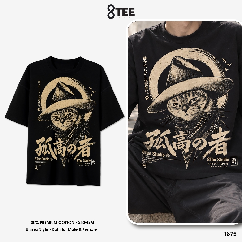 Áo Thun LOCAL BRAND Áo Phông Oversize Form Rộng Unisex Cotton 250gsm Nam Nữ 8Tee Studio THT1875
