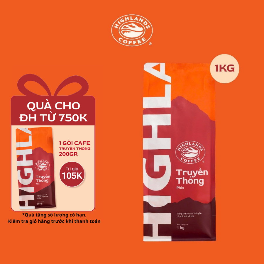 CÀ PHÊ TRUYỀN THỐNG HIGHLANDS COFFEE 1 KG
