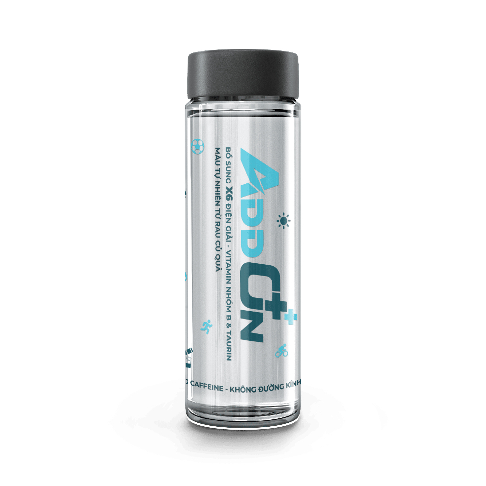 Bình nước ADDON nhựa PET dày cao cấp 550ml có chia vạch