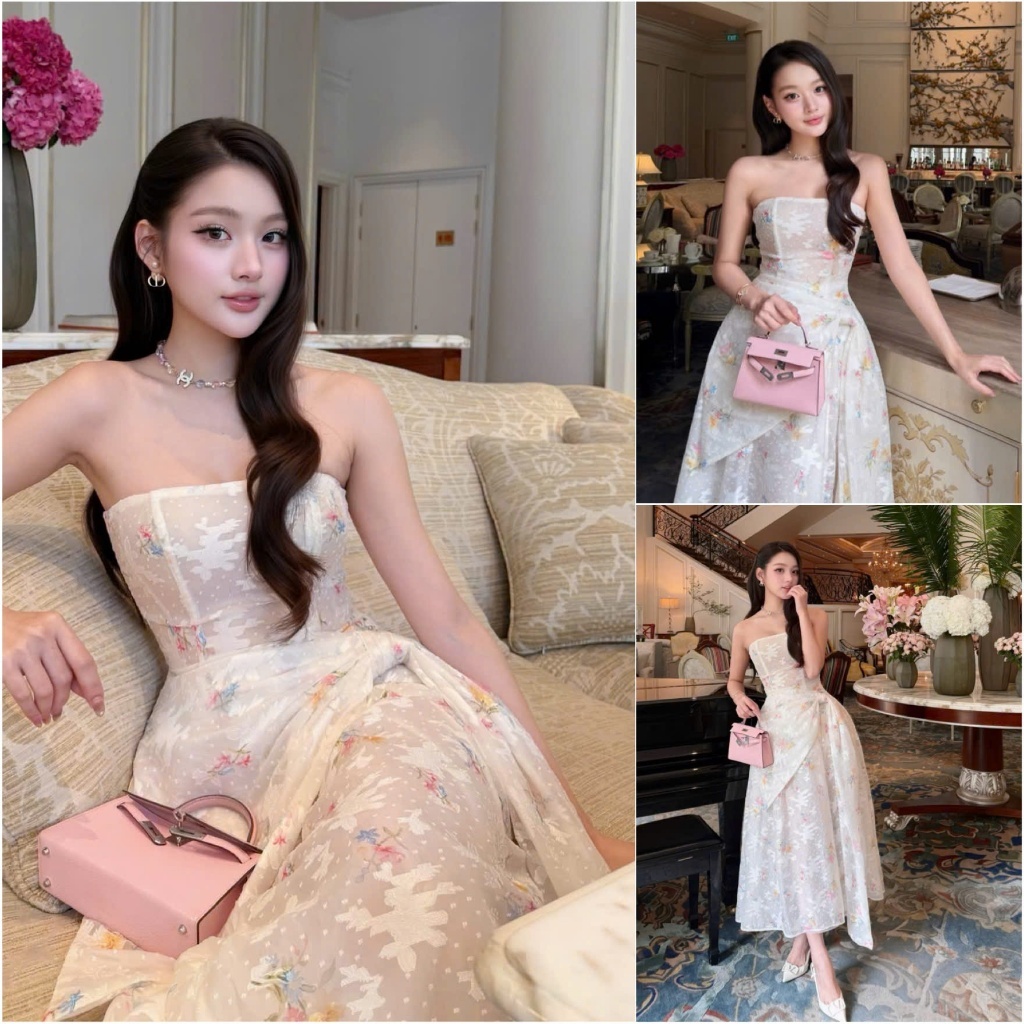 Đầm Cúp Y110 Phong Cách Elegance Sang Trọng, Tinh Tế – Akara Closet