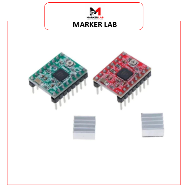 Module Điều Khiển Động Cơ Bước A4988 - Driver Stepper Motor Cho Máy In 3D CNC Arduino Robot DIY