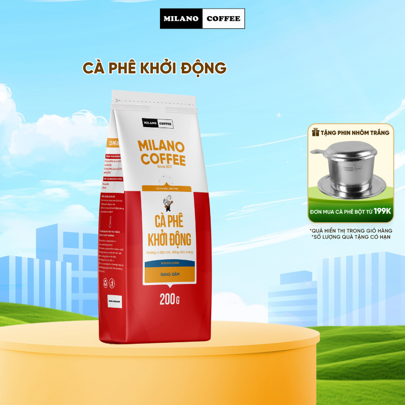 Cà phê Khởi động Milano Coffee 200g