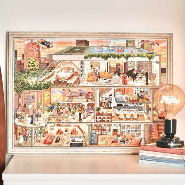 PERMA PUZZLE 1000pcs MODERN LIFE