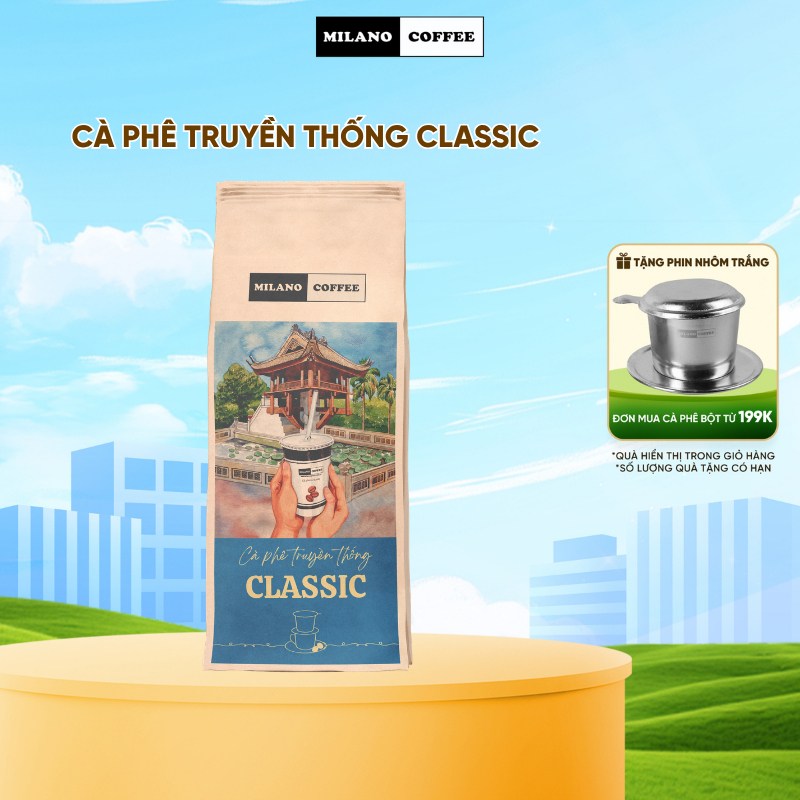 Cà phê đá truyền Thống Classic 250g Milano Coffee