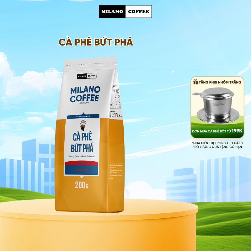 Cà phê Bứt phá Milano Coffee 200g