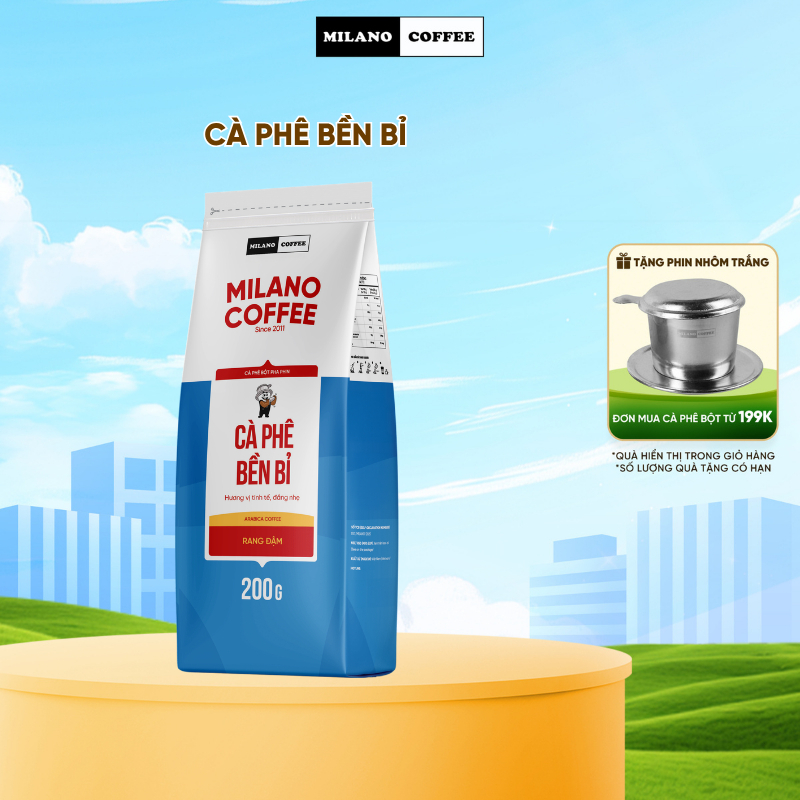 Cà phê Bền bỉ Milano Coffee 200g