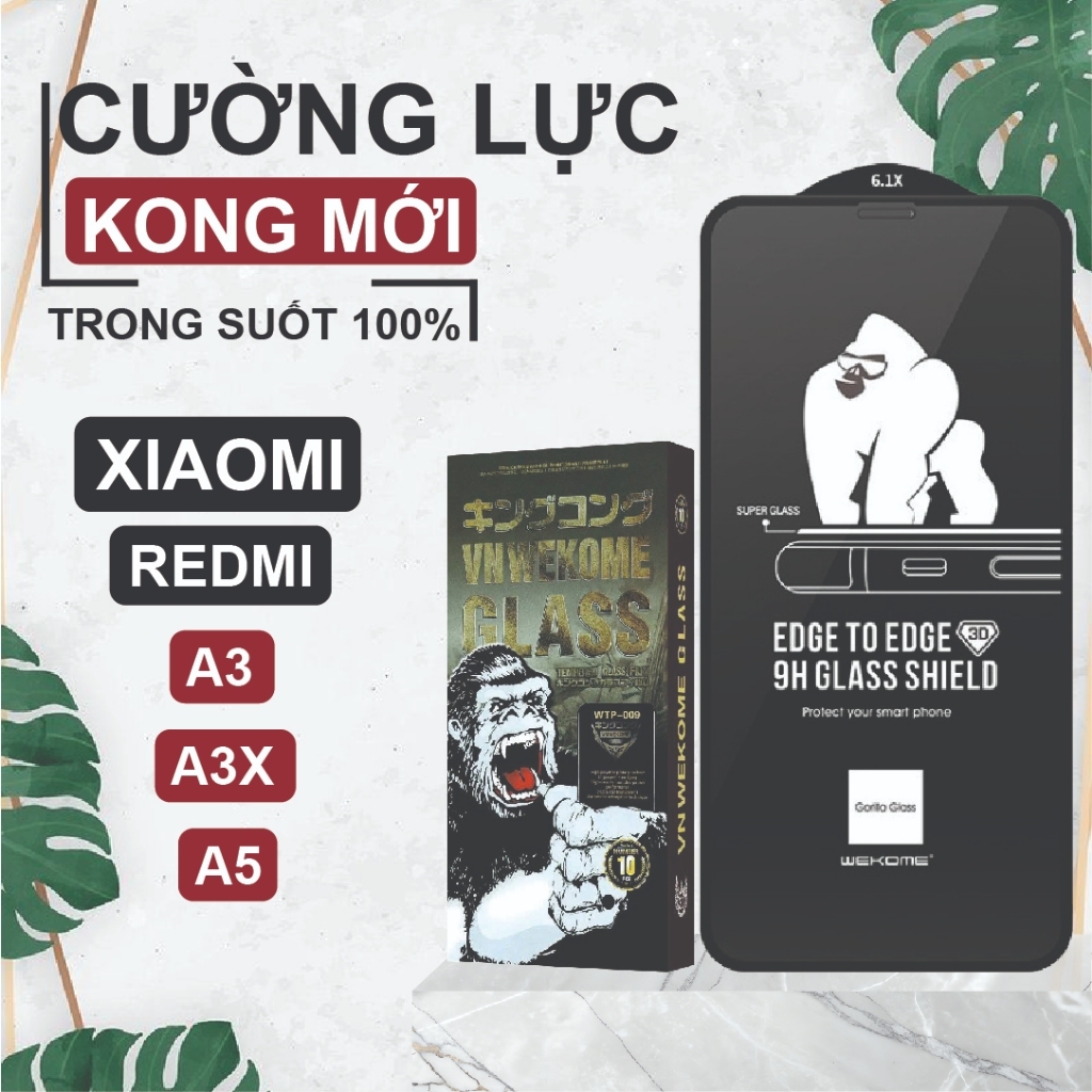 Kính cường lực cho Xiaomi Redmi A3 / Redmi A3X / Redmi A5 Kingkong trong suốt mới bảo vệ màn hình ph