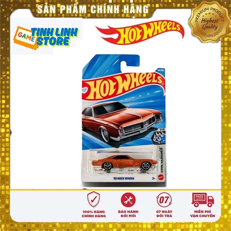 Mô Hình Xe Hot Wheels '66 Buick Riviera Cool Classics 2026 Chính Hãng