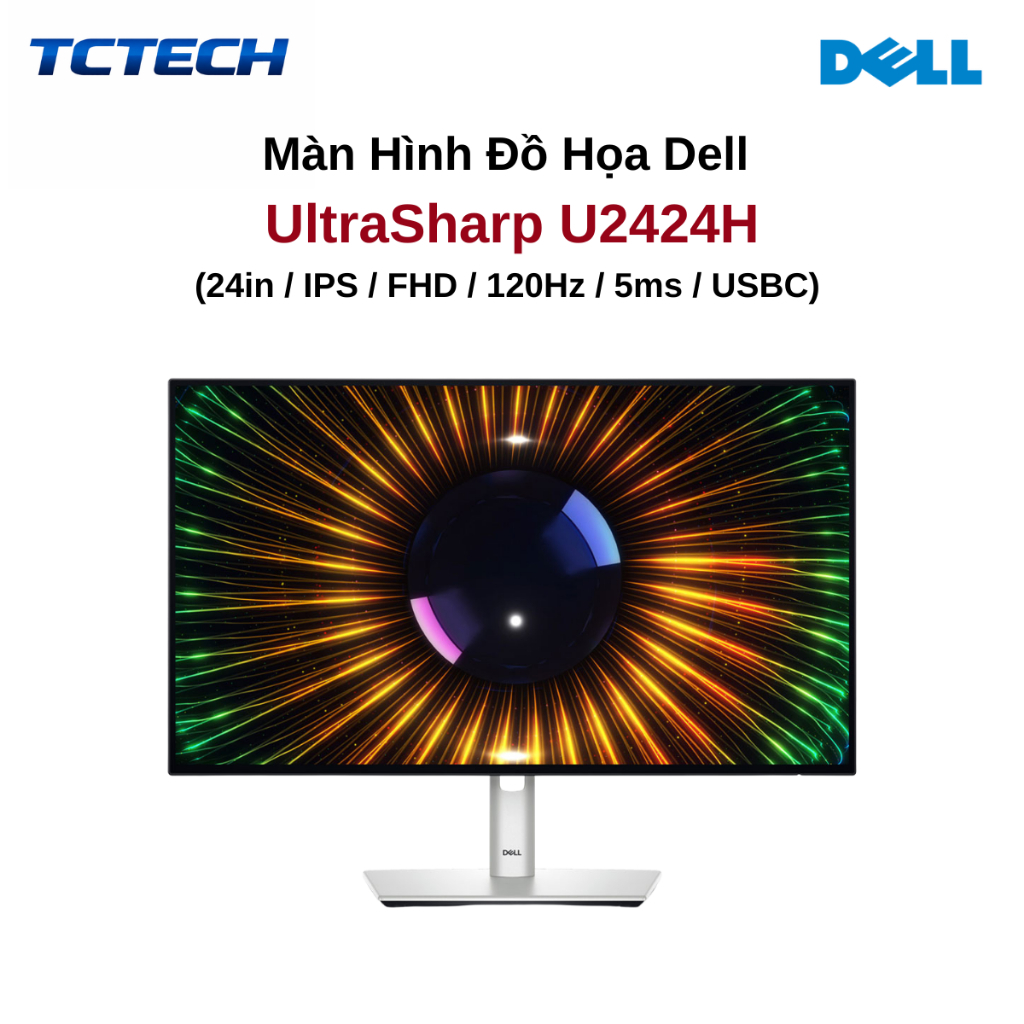 Màn hình độ họa Dell UltraSharp U2424H 24in FHD IPS 120hz  Chính Hãng