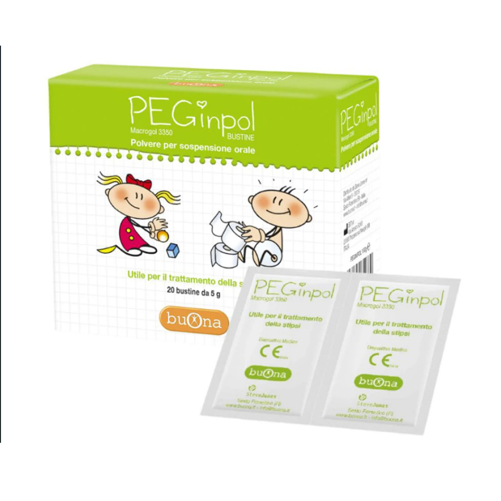 Bột Nhuận Tràng Buona PEGinpol Hộp 20 Gói Hỗ Trợ Bé Đi Ngoài Dễ Dàng