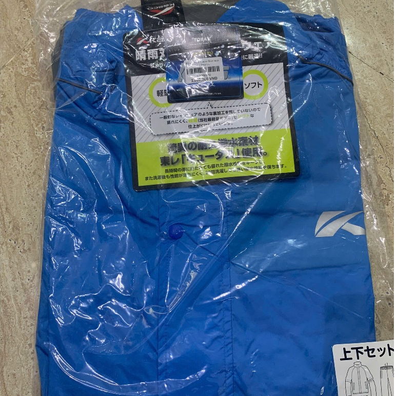 Áo mưa golf bộ cho nam KASCO Blue golf rain suit - golf rain wear  [CHÍNH HÃNG 100% ]