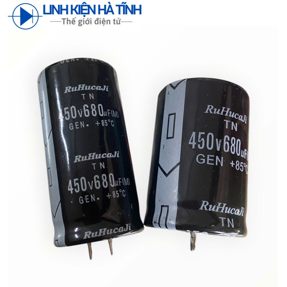 TỤ 680UF 450V tụ nguồn máy hàn 450V 680uf 30X60mm 35x50mm - TA4