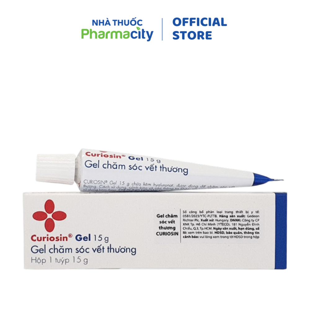Gel CURIOSIN chăm sóc vết thương (Tuýp 15g)