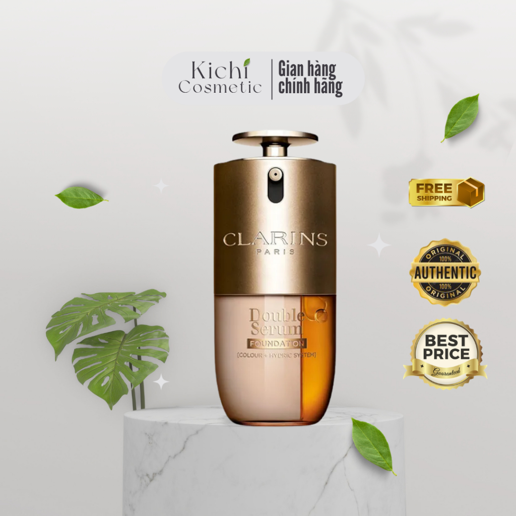 Kem nền Clarin Double Serum Foundation tone L1C
