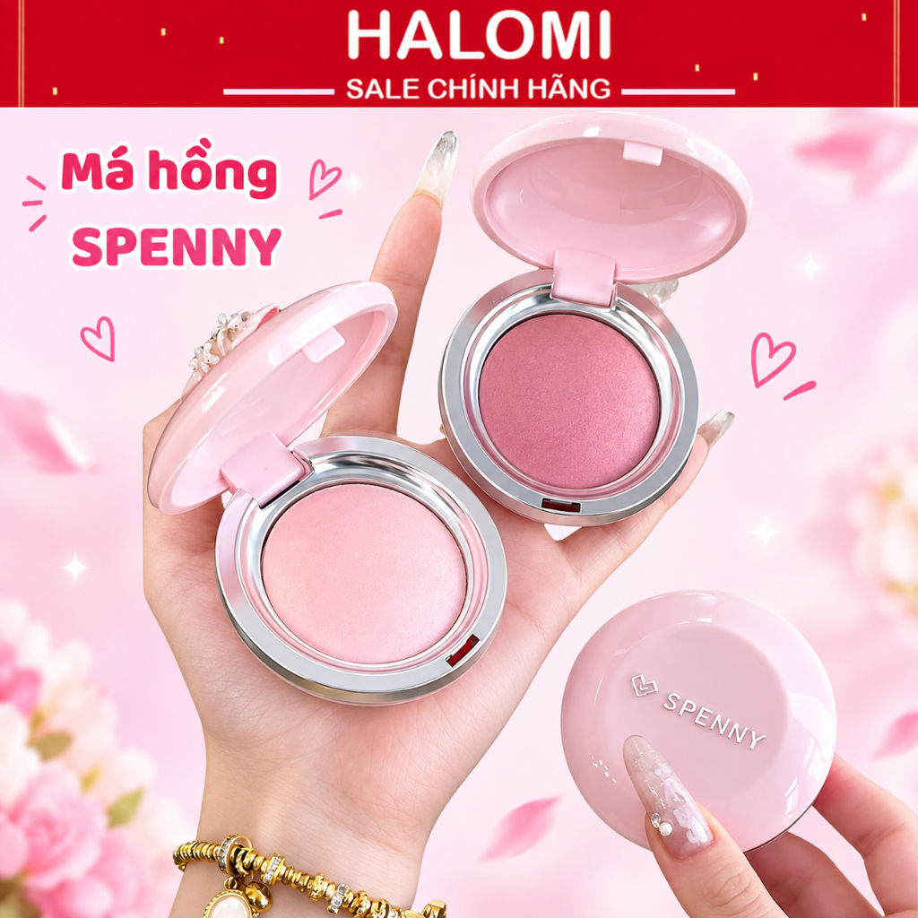 Phấn Má Hồng SPENNY Soft Mist Blush Mịn Lì, Bền Màu, Trang Điểm Tự Nhiên 6.2g