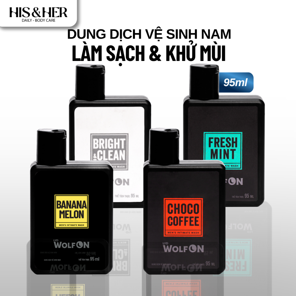 Dung Dịch Vệ Sinh Nam Lyd Wolf On Hương Thơm Nam Tính 95ml