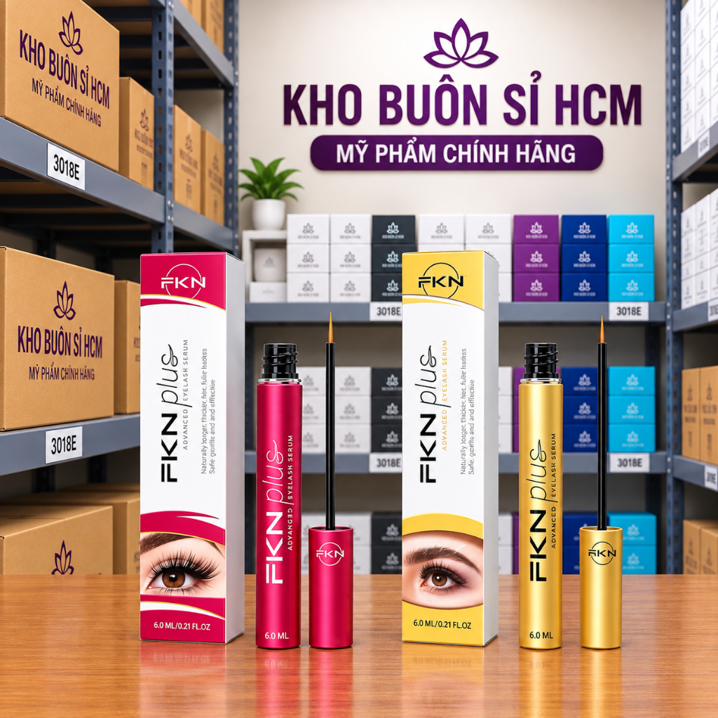 Combo Dưỡng Mi FKN PLus, mày fkn Mẫu mới , Giúp Mi Mày Đẹp Nhanh Trông Thấy
