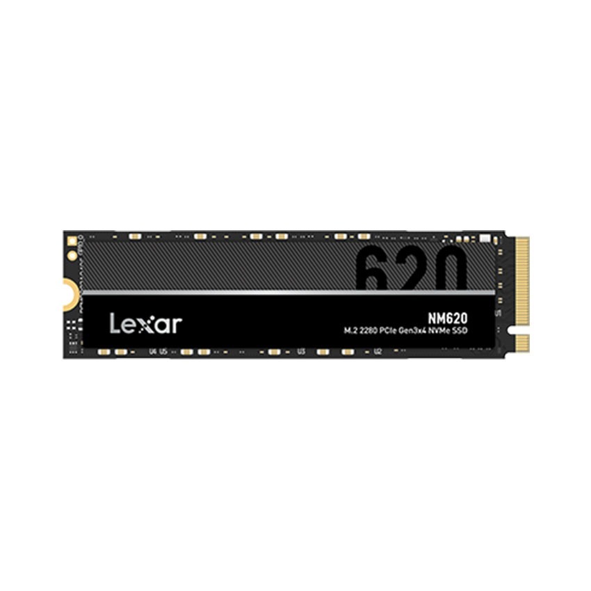 Ổ Cứng Gắn Trong SSD Lexar NM620 (256GB/512GB) M.2 2280 NVMe PCIe Gen3x4 Tốc Độ Đọc 3300MB/s Hiệu Nă