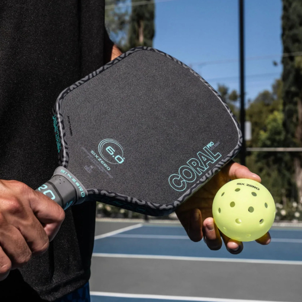 VỢT PICKLEBALL SIX ZERO CORAL PRO 16MM CHÍNH HÃNG