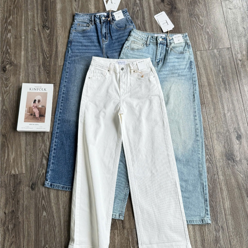 Quần Jean Suông Nữ 100-102cm (SZR02) SofM Wear