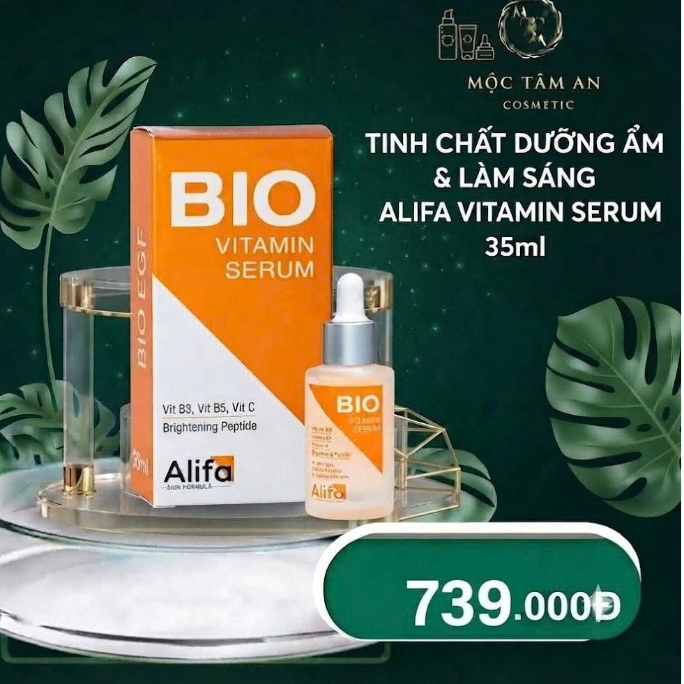 Serum Alifa BIO Vitamin B3 Phục Hồi, Dưỡng Trắng, Cấp Ẩm Và Mờ Thâm Sạm 35ml