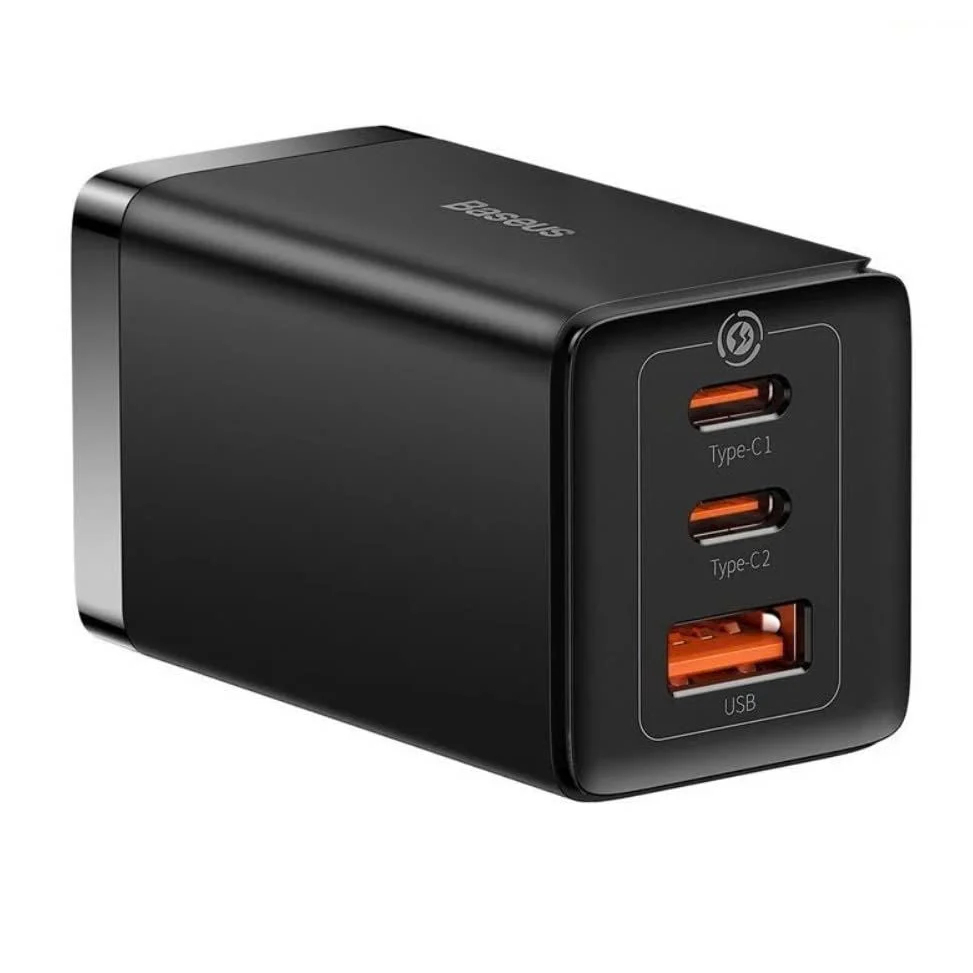 Củ sạc Baseus GaN5 Pro Fast Charger 2C+U 65W CN Black