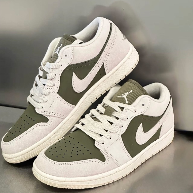 [ CHÍNH HÃNG ] GIÀY JD1 LOW SE ' MEDIUM OLIVE SAIL ' UNISEX NAM NỮ