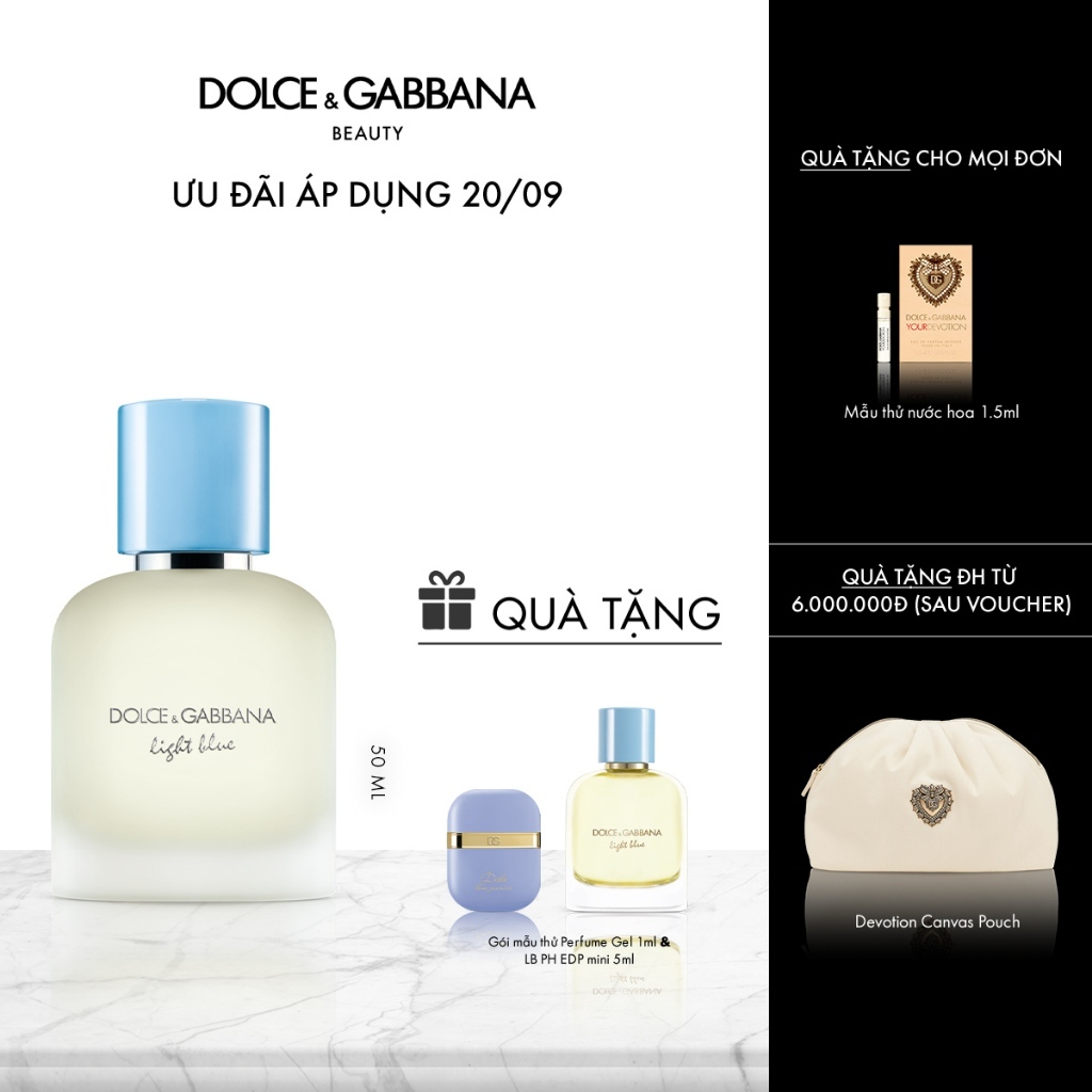 Nước Hoa Nam Dolce&Gabbana Light Blue Pour Homme EDT 50ml