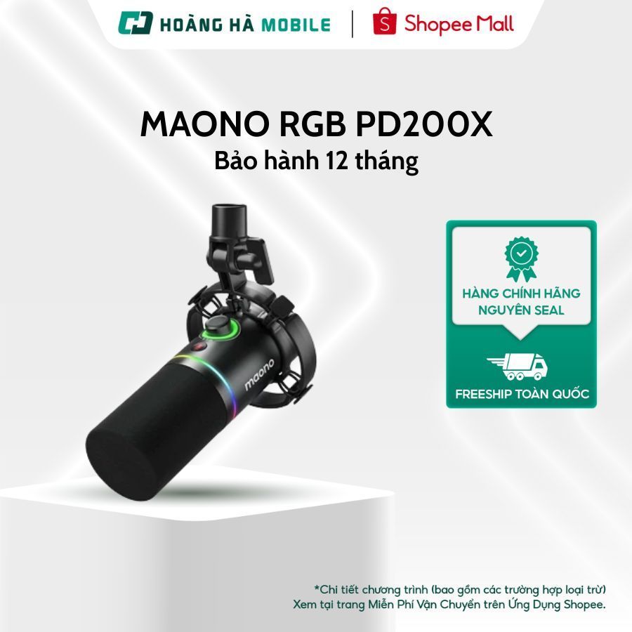 Micro thu âm có dây MAONO RGB PD200X Bảo hành 12 tháng
