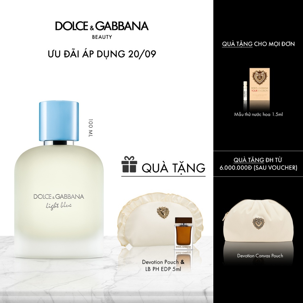 Nước Hoa Nam Dolce&Gabbana Light Blue Pour Homme EDT 100ml